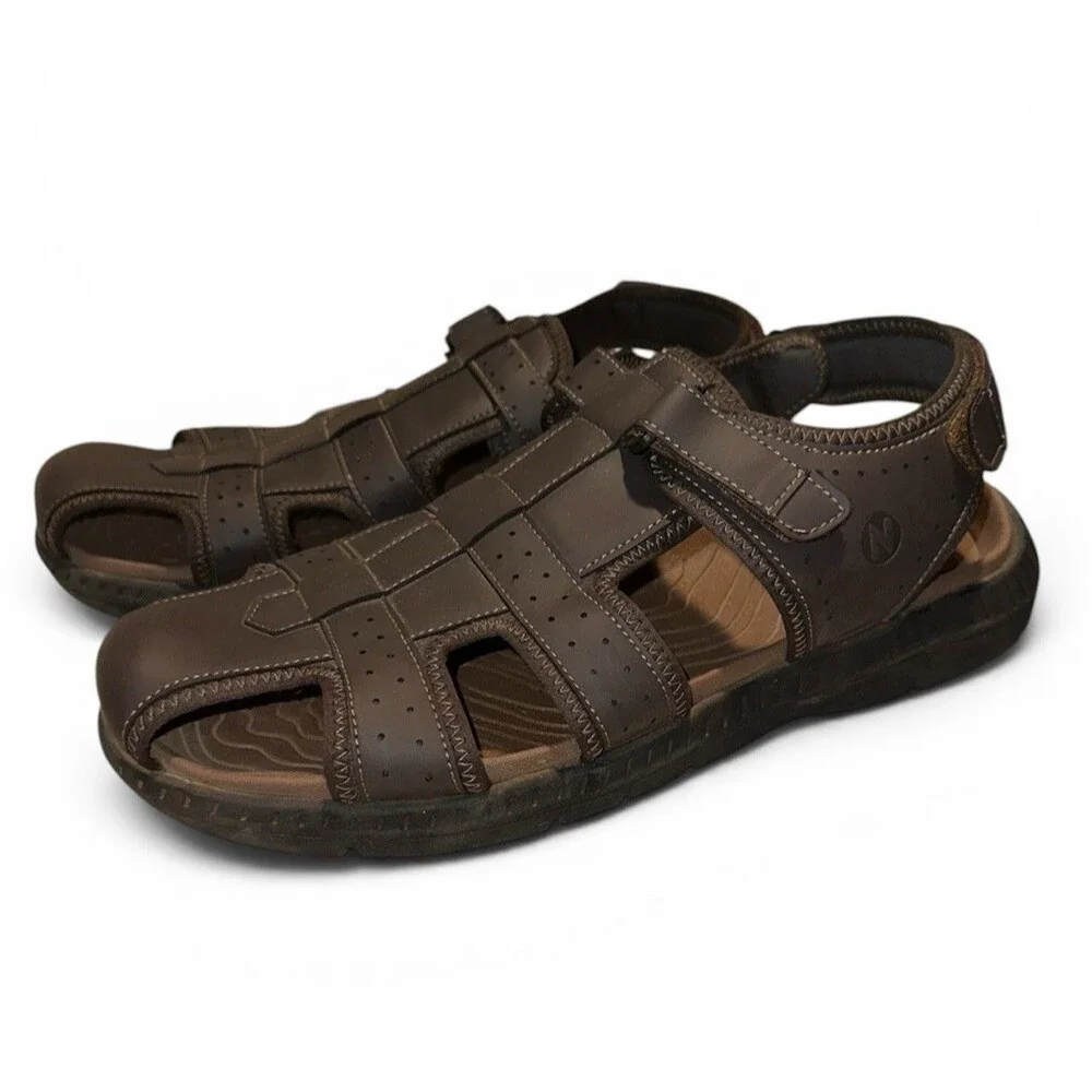 Nunn Bush Laguna Fisherman Sandals Men’s Size 14M Summer Shoes Normcore Comfort